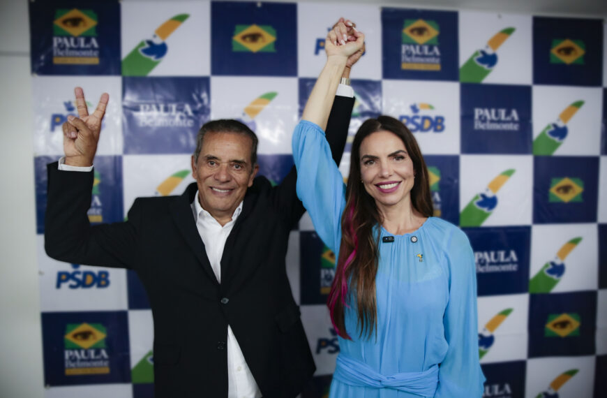 Chapa Anticorrupção: Paula Belmonte apresenta Juiz Everardo como candidato a vice-governador