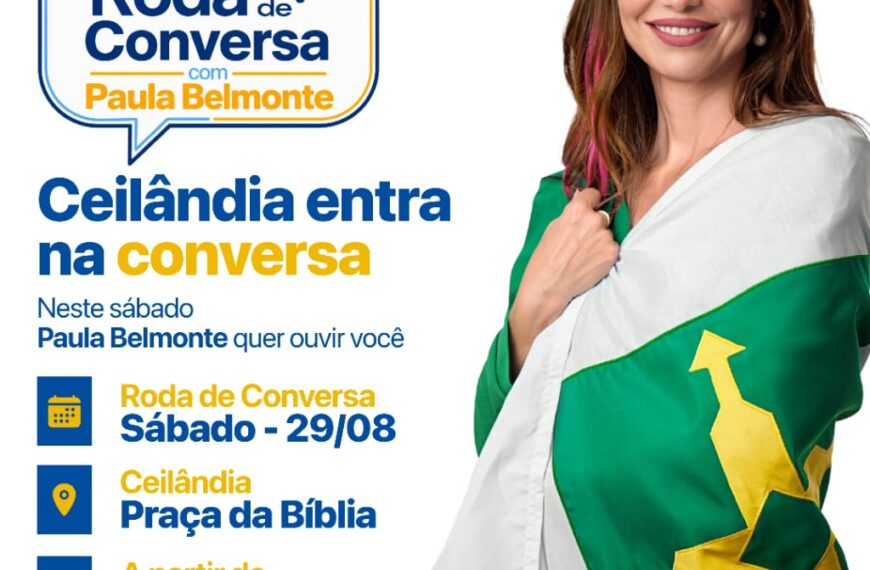 Paula Belmonte transforma diálogo com moradores em programa ao vivo e interativo