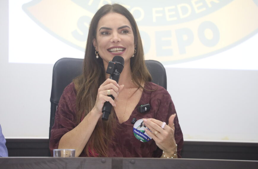 Paula Belmonte compromete-se a lutar pela paridade salarial da Polícia Civil