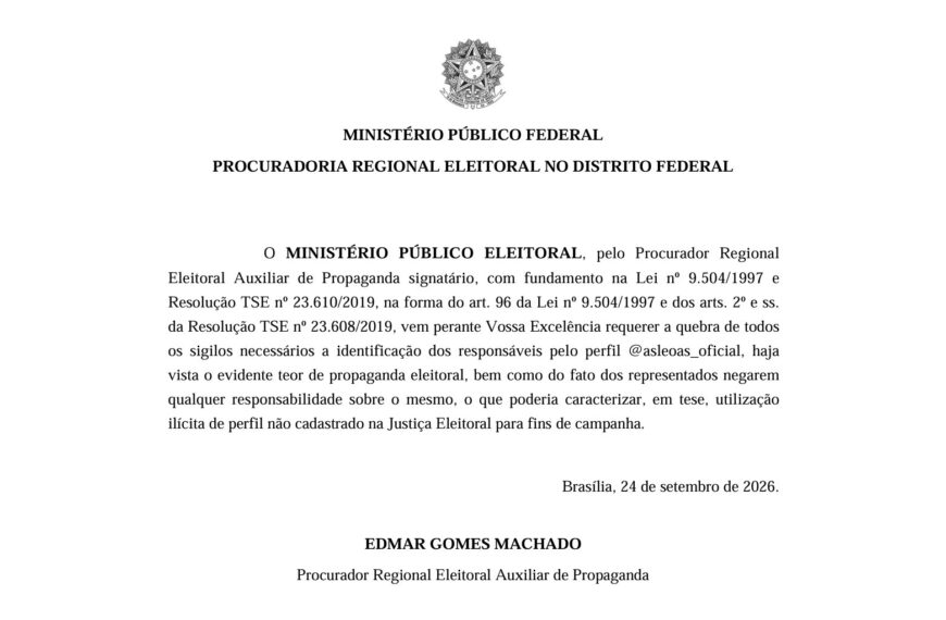 Ministério Público pede quebra de sigilos para identificar responsáveis por perfil “As Leoas”