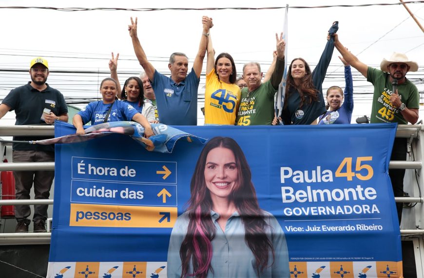 Em agenda na Ceilândia, Paula Belmonte deixa claro: “Não apoio o PT!”